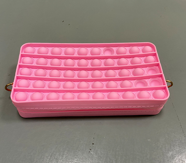 Silicone Bag Pencil Case Stationery Box Pencil Case Supplies Press Bubbles Color Children's Toys