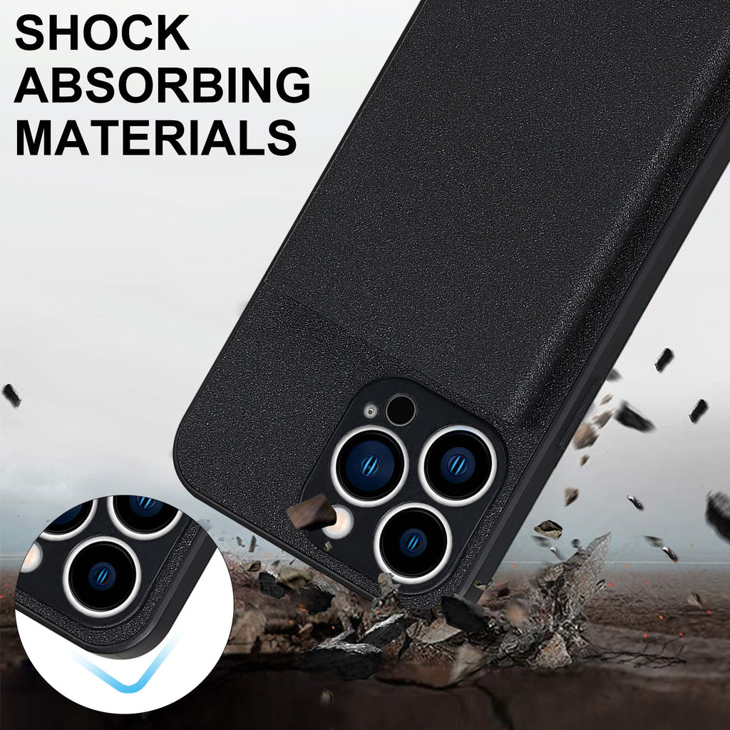 Suitable for iPhone 14 PROMAX plug-in phone case  Apple 11 aluminum alloy wallet phone case IP13 protective case