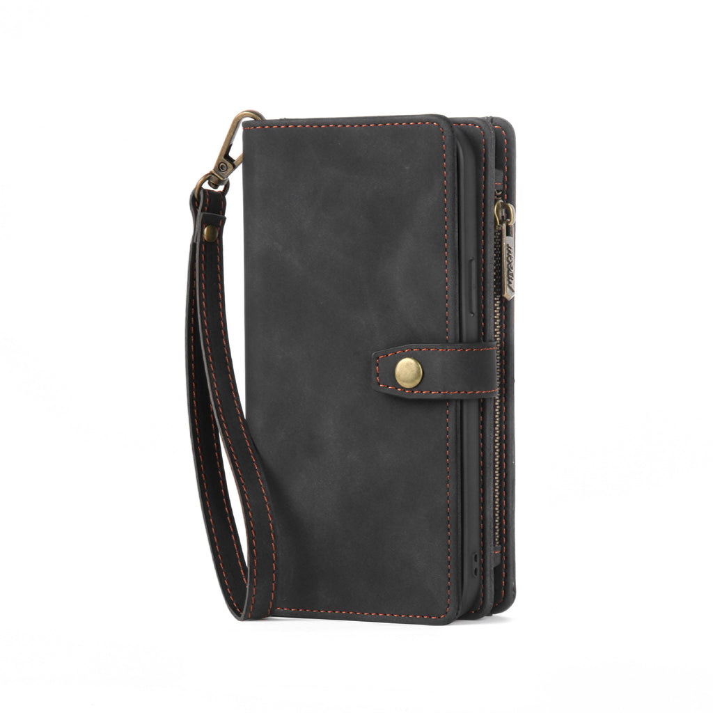 Suitable for iPhone 15 phone case multifunctional phone leather case Apple 14 wallet phone case iPhone 12 flip leather case