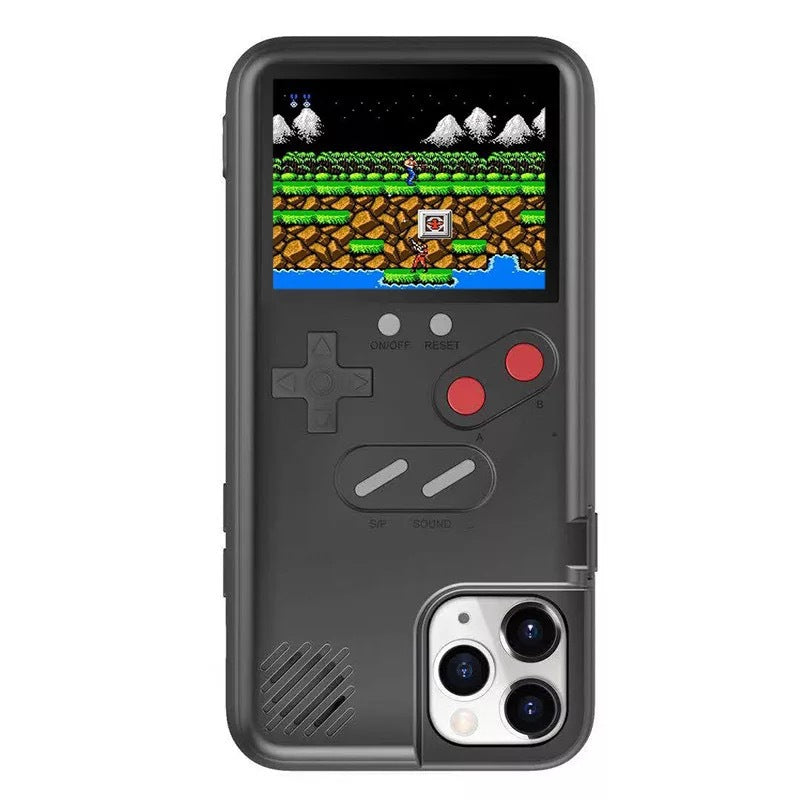 Color Screen Game Console Is Applicable To Huawei iPhone 12pro Apple 13 Phone Case Xsmax Phone Case XR 678p Cover