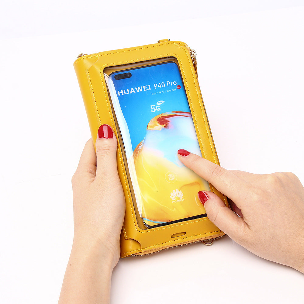 Multifunctional Touch Screen Mobile Phone Bag Women's Messenger Bag New Mobile Phone Bag Fashion Small Bag