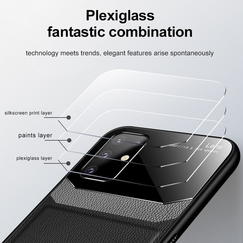Case for Samsung Galaxy 20 Ultra A51 Note 10 Plus A71 A50 M30S A70 S8 S9 S10 S20 Plus S10e PU Leather Shell Case Cover Funda