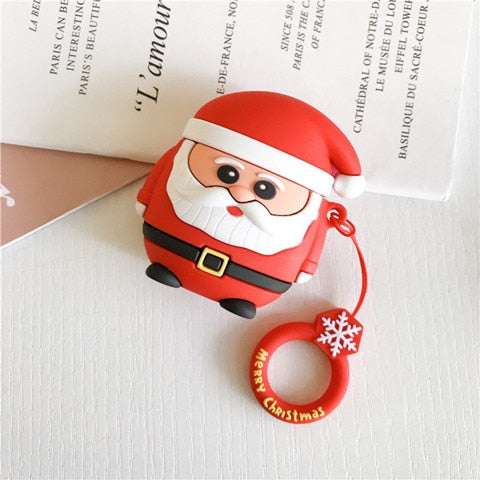 For airpods case Fundas For Airpods 2 case cover cute 3D Wireless Bluetooth Headphones Protective Cover Silicone Earphone Case