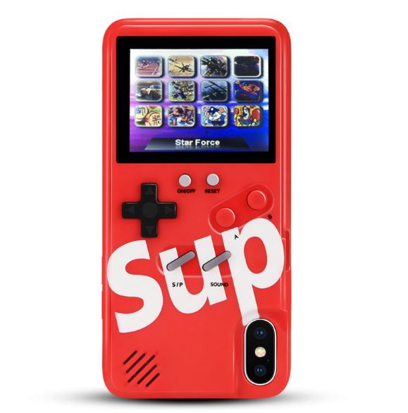 Full Color Display Game phone Case for iPhone Xs Max Xr X TPU Frame XS Max Game cover for iPhone 6 7 8 Plus Xs Max Xr Funda Capa