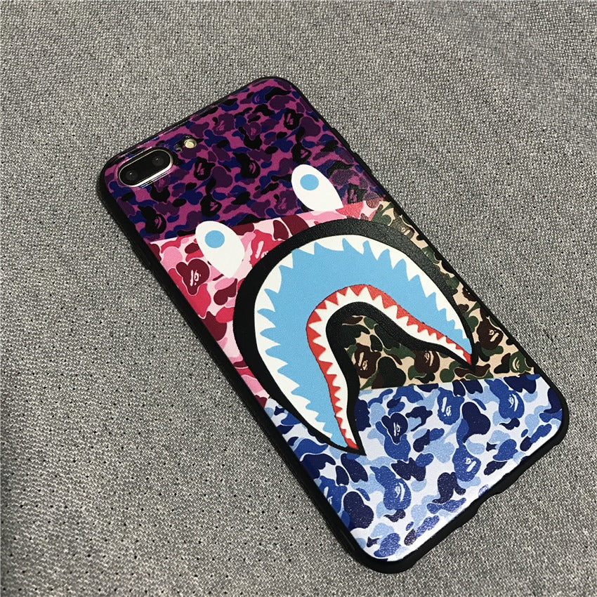 Shark Mouth Suitable for Apple 12plus Phone Case iPhone 11 Full Package Matte 14 Silicone Soft Case Anti Drop