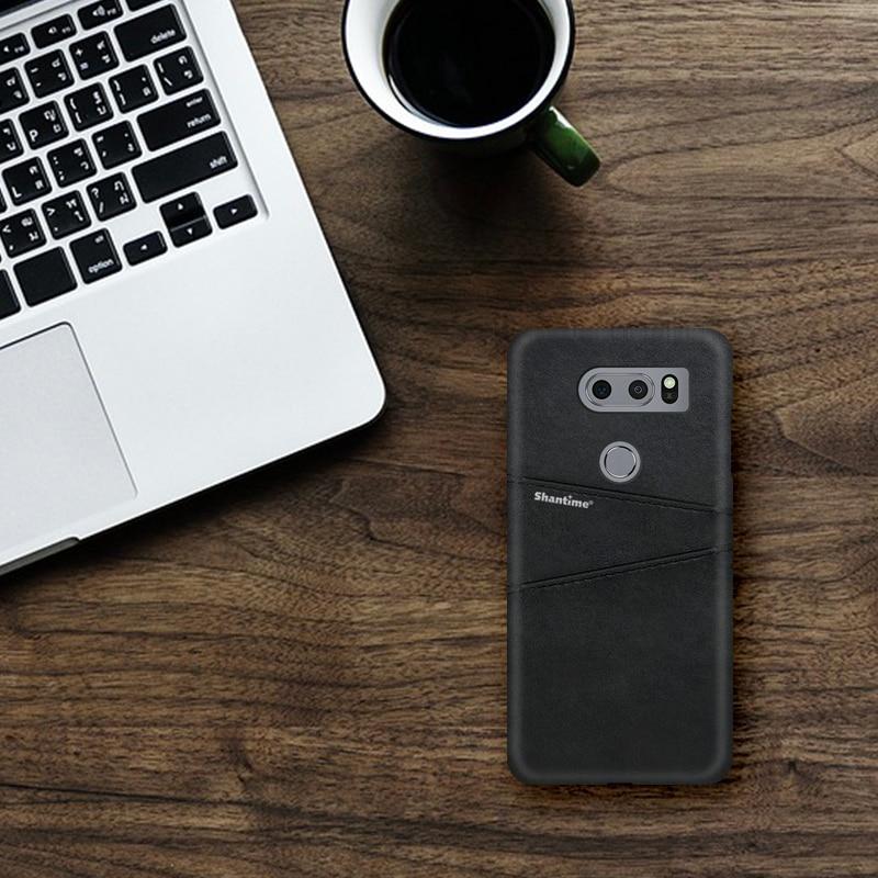 PU Leather Case With Card Holder For LG G8 ThinQ