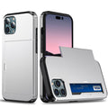 Applicable iphone 14 phone case Apple 13 slider insert card 2 in 1 anti-drop 12Pro wallet case XR