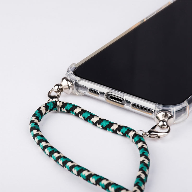 Phone Case For iPhone 11Pro 11 Pro Max Airbag Cover Silicone TPU Clear Case Coque With Lanyard Strap for iPhone 11