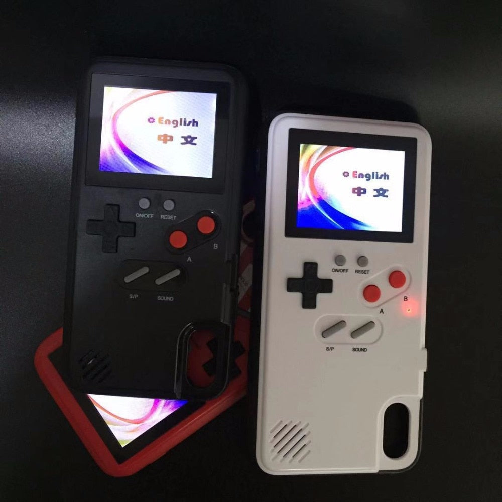Full Color Display Game phone Case for iPhone Xs Max Xr X TPU Frame XS Max Game cover for iPhone 6 7 8 Plus Xs Max Xr Funda Capa