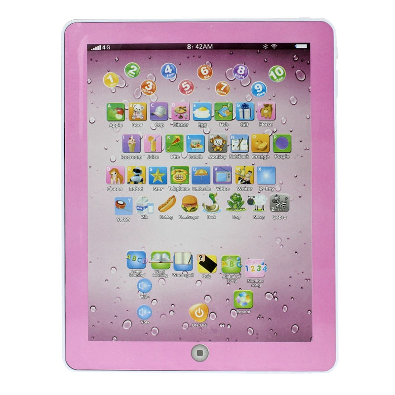 Child Touch Type Computer Tablet English Learning Study Machine Toy