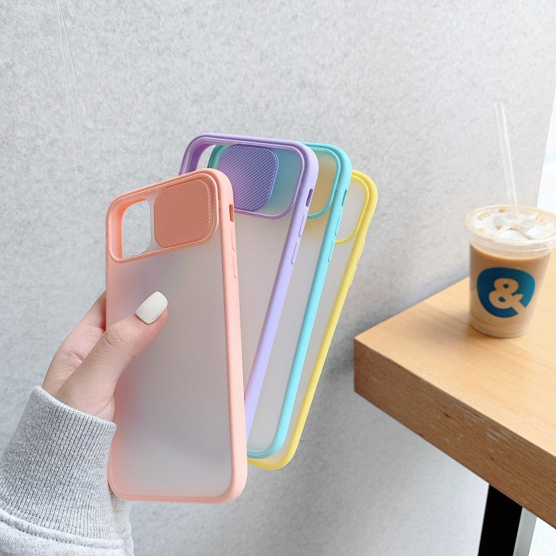 Camera Lens Protect Phone Case For iPhone 11 12 Pro Max X XS XR Xs Max Mate Clear Hard PC Cover For iPhone 12 Mini 6 6s 7 8 Plus