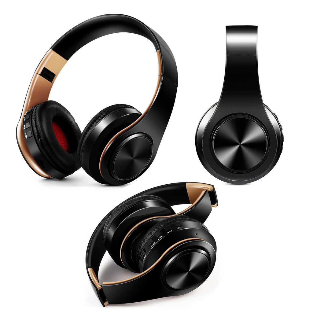 Upgrading  Wireless Bluetooth Headphones Stereo Headset Music sports Over the Earphone with Mic for Iphone Sumsamg  Huawei