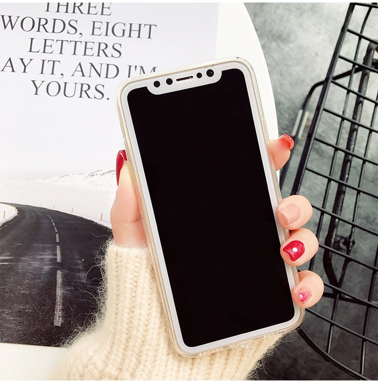 Snow Flower Soft Silicone Case For iPhone X XR Xs Max Stars Girl Cases Cover For iPhone 7 8 6 6s Plus