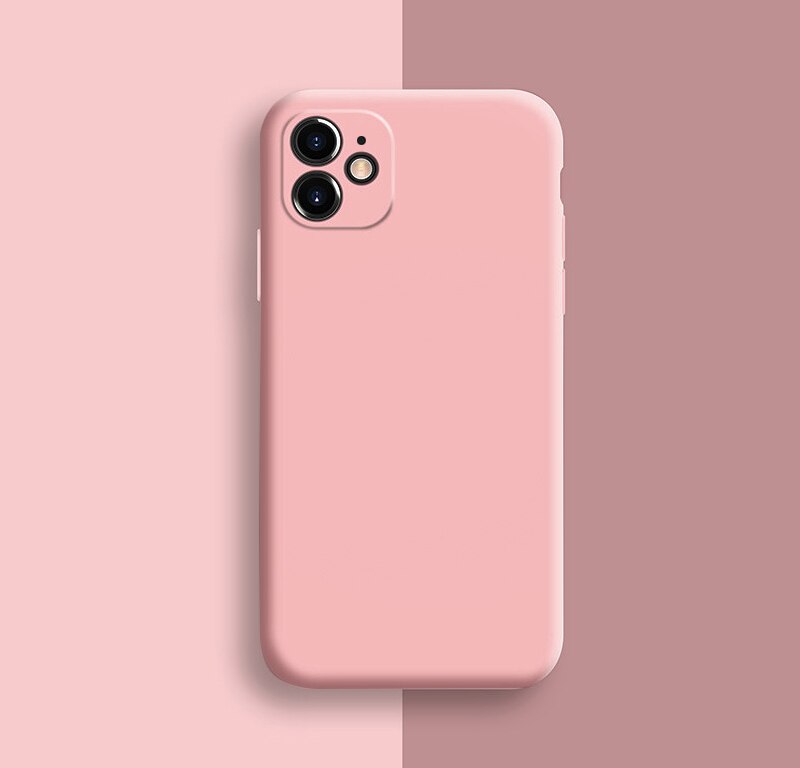 Liquid Silicone Case For iPhone 11 Pro Max Case Full protector Camera Case For iPhone
