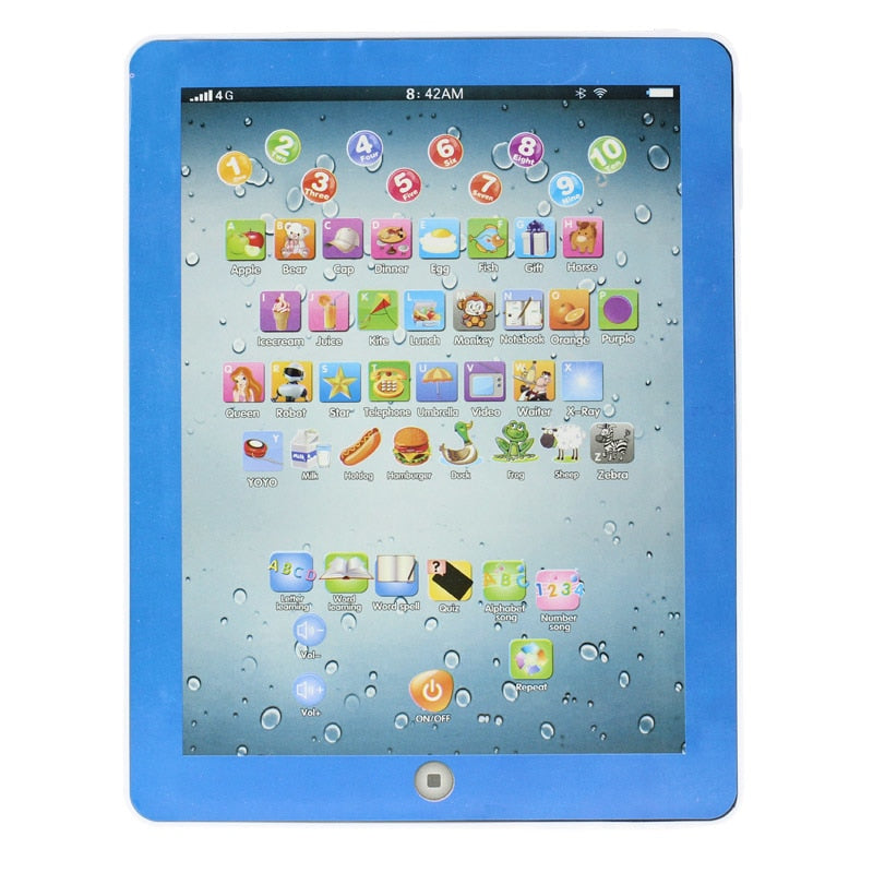 Child Touch Type Computer Tablet English Learning Study Machine Toy