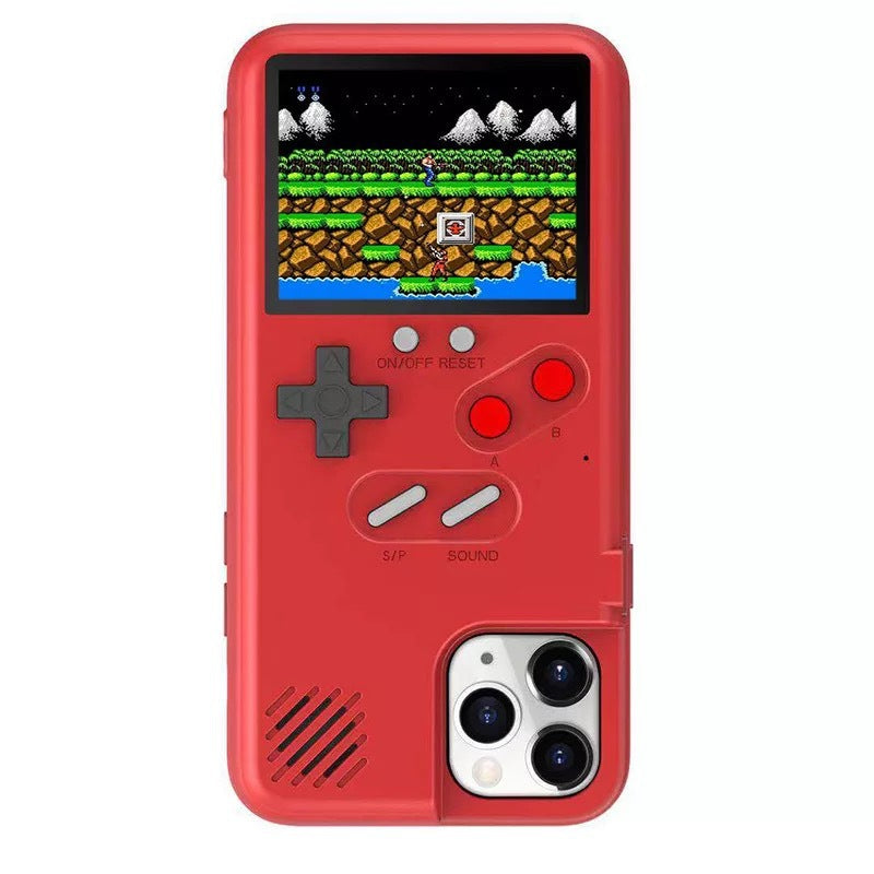 Color Screen Game Console Is Applicable To Huawei iPhone 12pro Apple 13 Phone Case Xsmax Phone Case XR 678p Cover