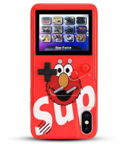 Full Color Display Game phone Case for iPhone Xs Max Xr X TPU Frame XS Max Game cover for iPhone 6 7 8 Plus Xs Max Xr Funda Capa
