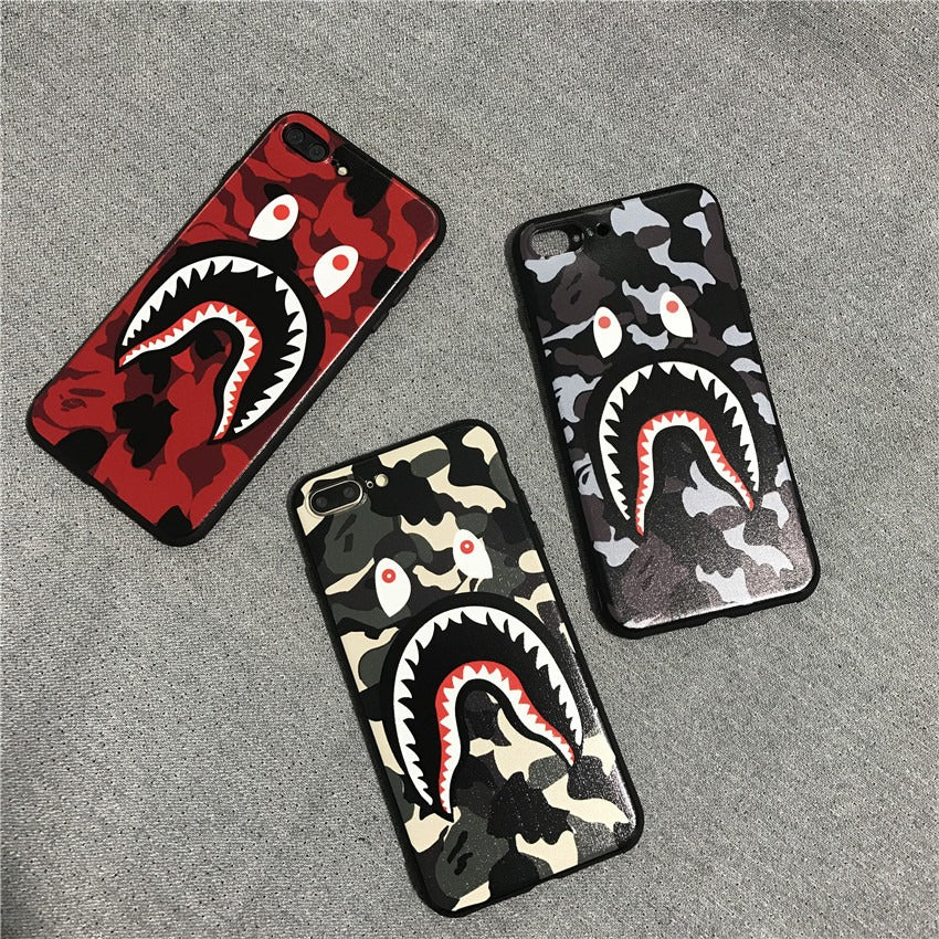 Shark Mouth Suitable for Apple 12plus Phone Case iPhone 11 Full Package Matte 14 Silicone Soft Case Anti Drop
