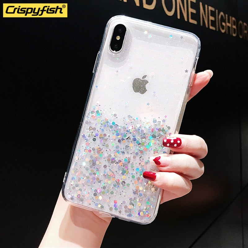 Night Shining Glitter Case Sequin iPhone Case