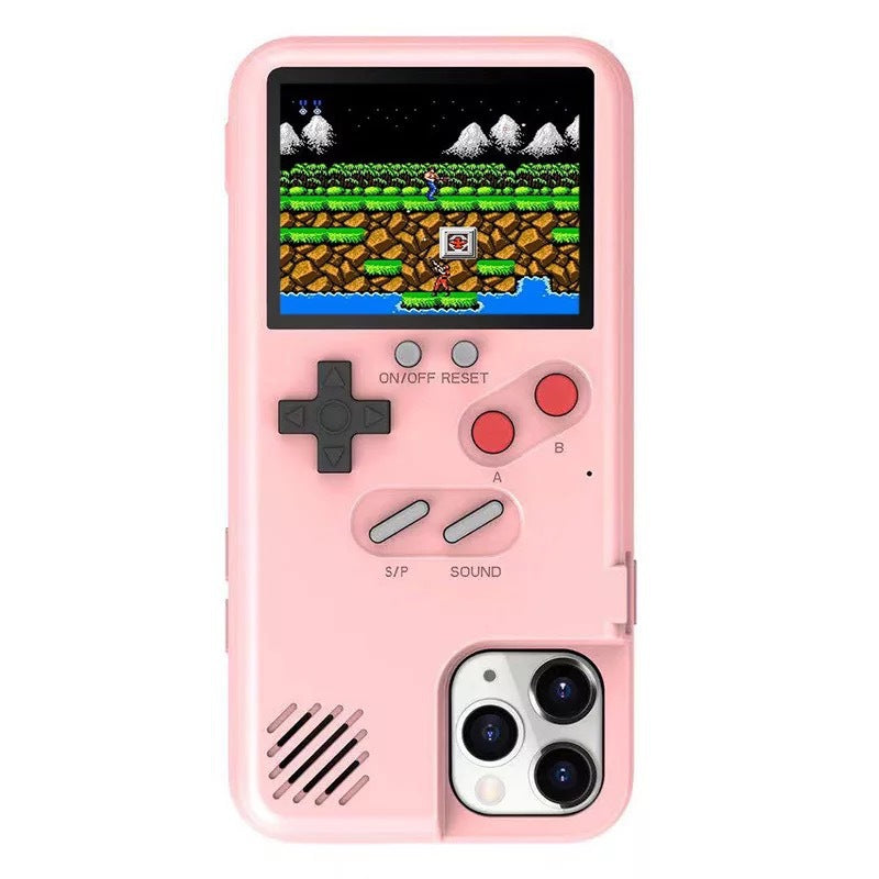Color Screen Game Console Is Applicable To Huawei iPhone 12pro Apple 13 Phone Case Xsmax Phone Case XR 678p Cover