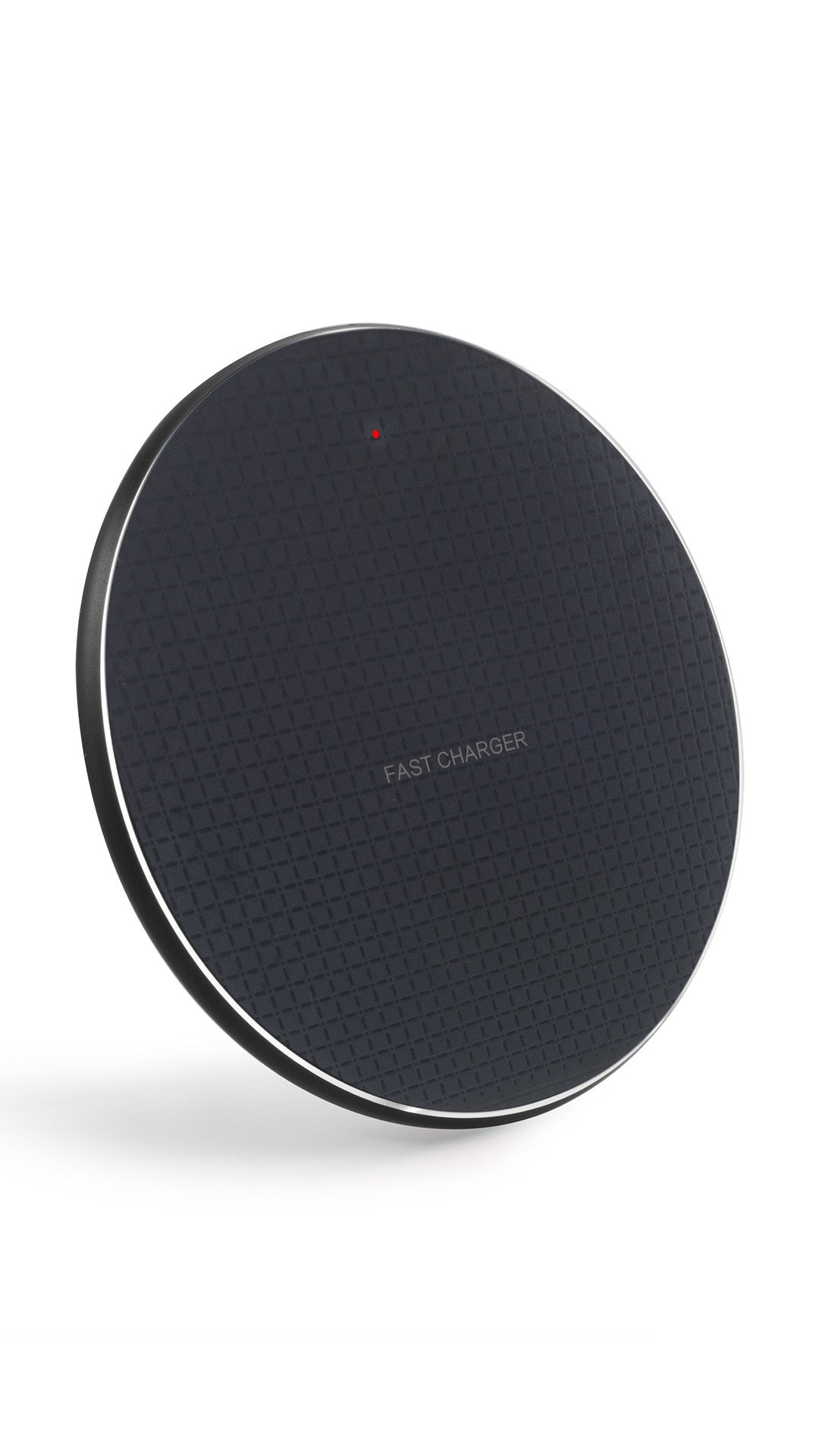 Round wireless ultra-thin charger new product 10W aluminum alloy mobile phone wireless charger gift gift Android Apple universal