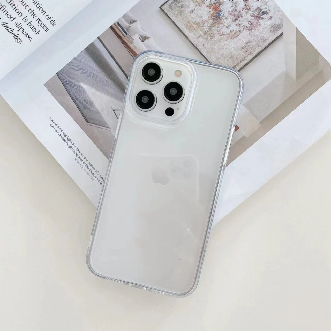 Candy colored acrylic suitable for Apple 14 Promax phone case iPhone 13mini groove 15Pr protective cover