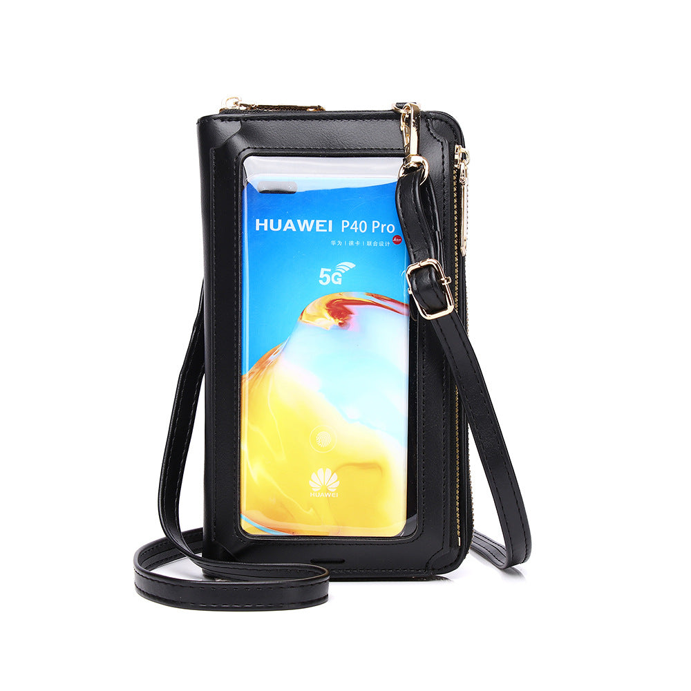 Multifunctional Touch Screen Mobile Phone Bag Women's Messenger Bag New Mobile Phone Bag Fashion Small Bag