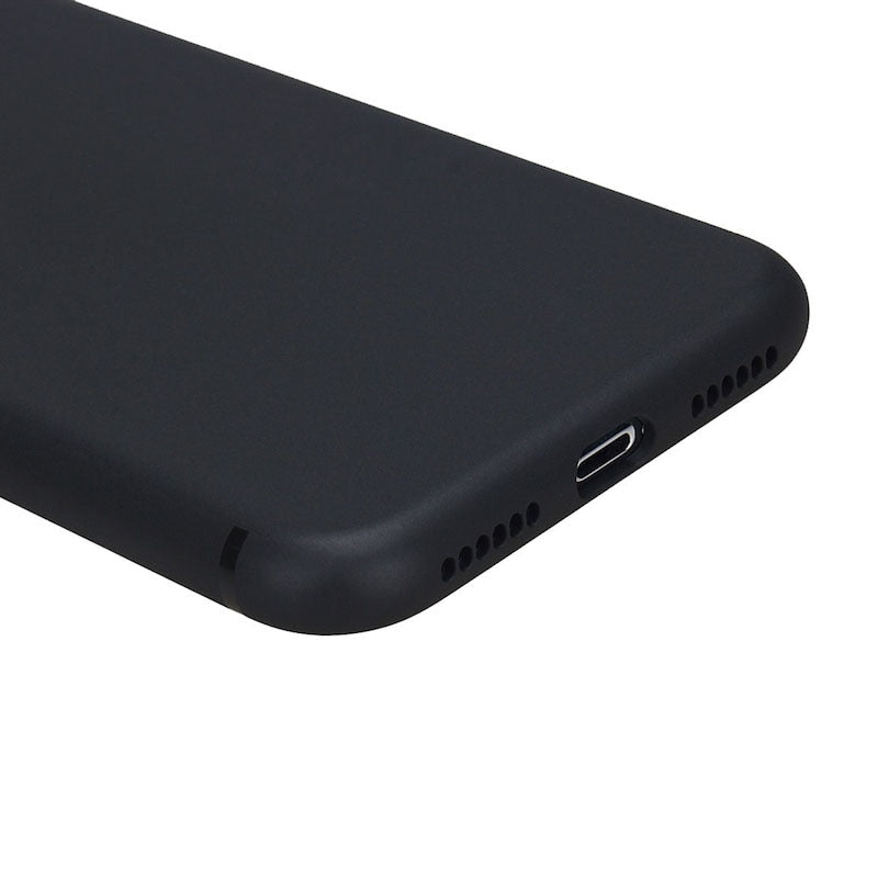 Mobile Shell Apple 8Plus Black tpu Face Line Soft Shell Simple Sketch Shell For iphone 6