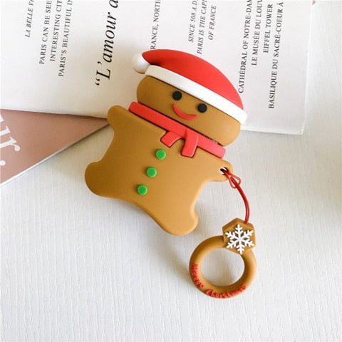 For airpods case Fundas For Airpods 2 case cover cute 3D Wireless Bluetooth Headphones Protective Cover Silicone Earphone Case