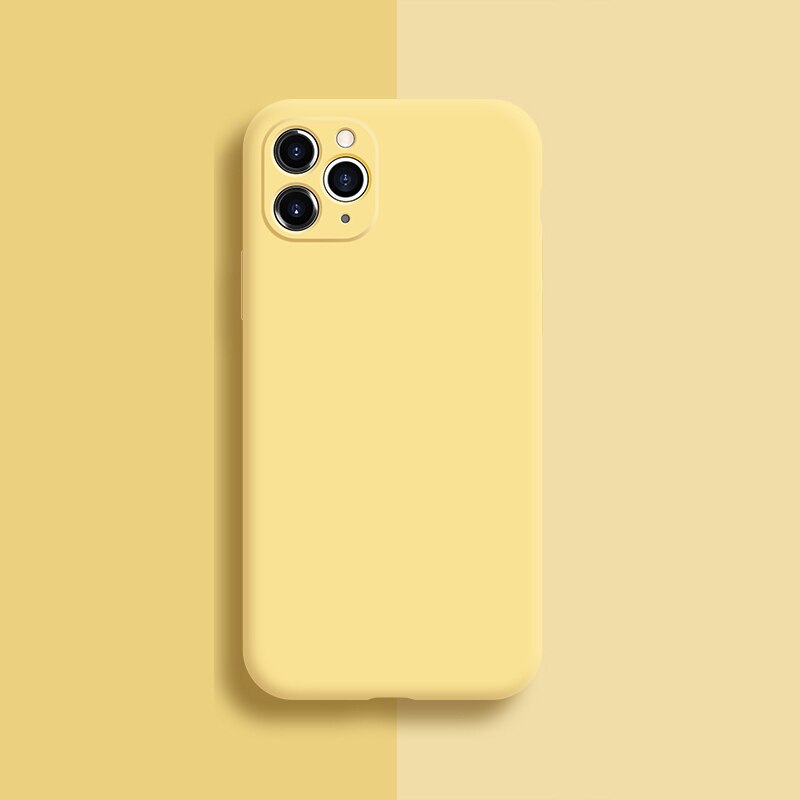 Liquid Silicone Case For iPhone 11 Pro Max Case Full protector Camera Case For iPhone