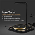 15w Fast 3 In 1 Wireless Charging for IPhone Phone Watch Earphone Modern Led Office Desk Lamp Wireless Charger Lamp