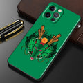 Suitable for 15 iPhone Fashion Dragon Ball Anime Phone Case Black Other Back Cover Color Painting