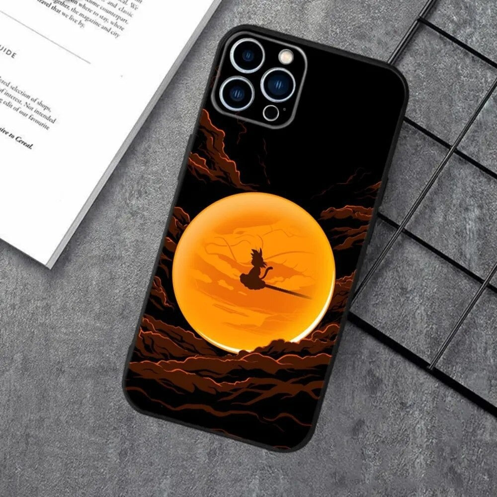 Sun Wukong is suitable for the new iPhone 15 with black back cover color painting
