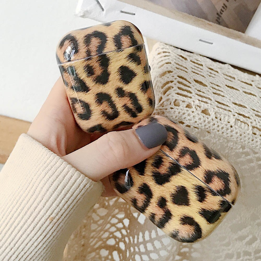 Leopard Zebra Pattern Case For AirPods Pro 2 Earphone Cases Hard Wireless Charging Box Cover for AirPod 2 3 Air Pods Smooth Case