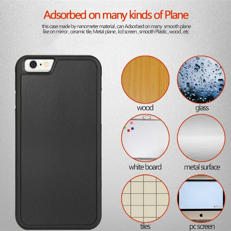Anti Gravity Case For iPhone 7 7plus iphone 6 6s Plus Goat Suction Magic Stick Selfie Phone Cover