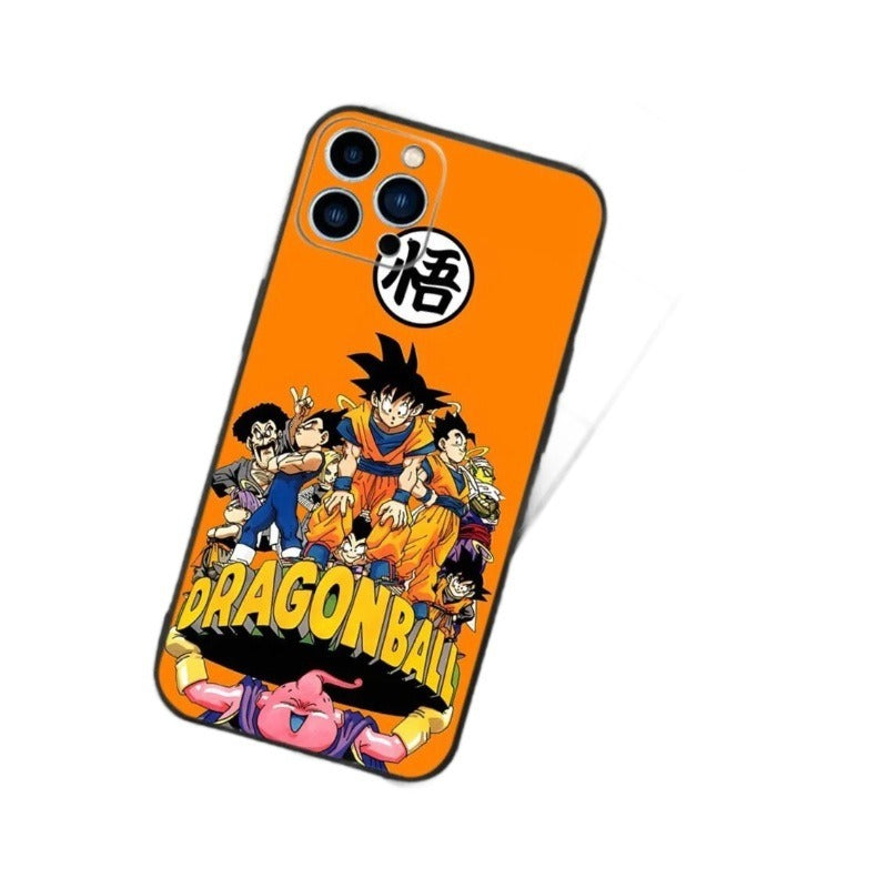 Sun Wukong is suitable for the new iPhone 15 with black back cover color painting
