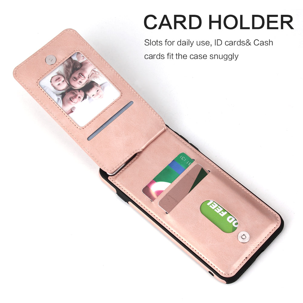 Cases For iPhone X 8 7 6S 6 Plus 5S SE Fashion zipper Leather Phone Case Card Holder Wallet Cover