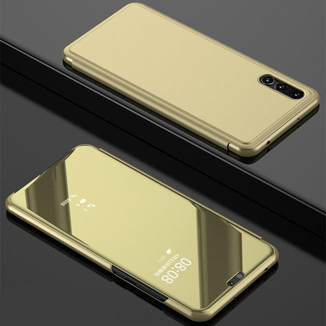 Mirror Flip Case For Huawei P Smart P20 P10 Mate