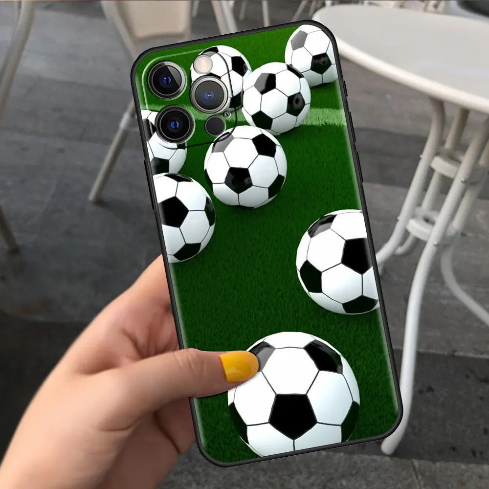 Suitable for iPhone 15 soccer phone case