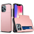 iPhone 17 ProMax phone case Apple 16 slide push card insert 14 15 anti drop protective cover