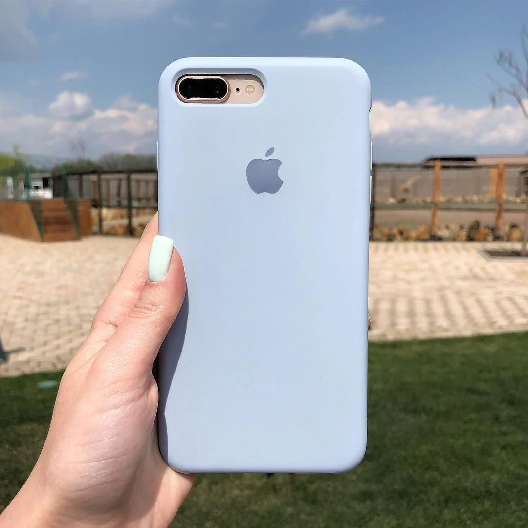 Liquid Silicone Phone Case All-Inclusive For Apple 13promax Protective Case iPhone12 Drop-resistant 11promax (Sky Blue)