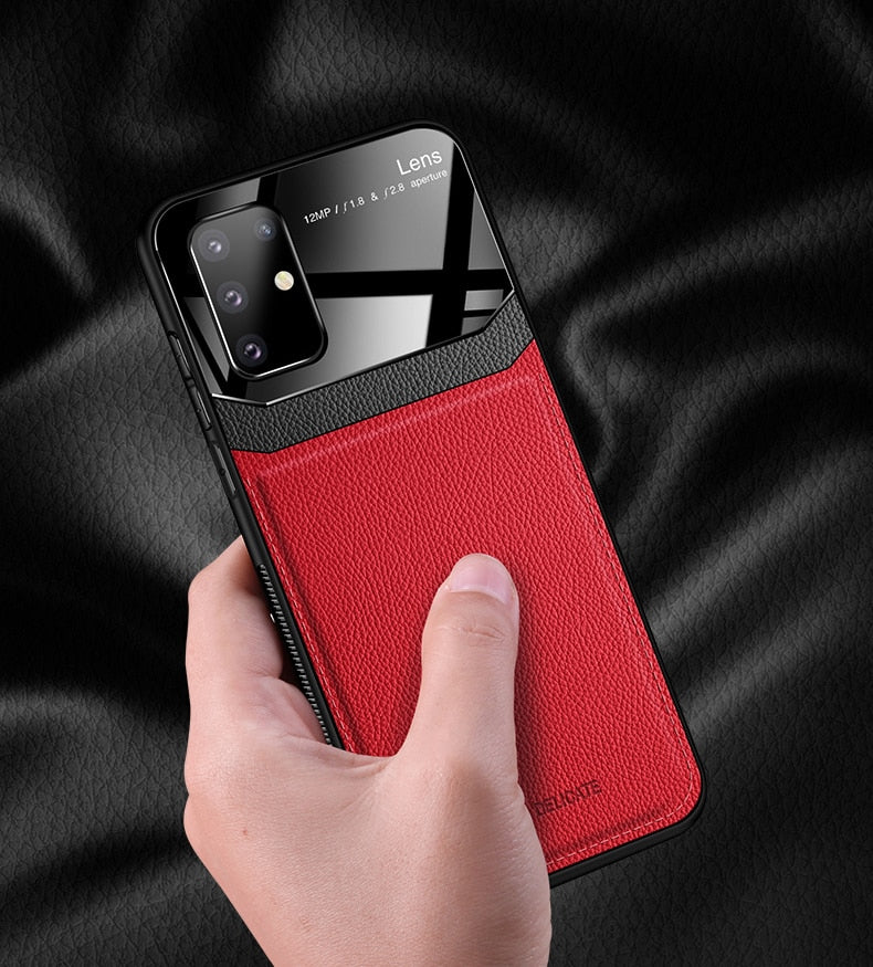 Case for Samsung Galaxy 20 Ultra A51 Note 10 Plus A71 A50 M30S A70 S8 S9 S10 S20 Plus S10e PU Leather Shell Case Cover Funda