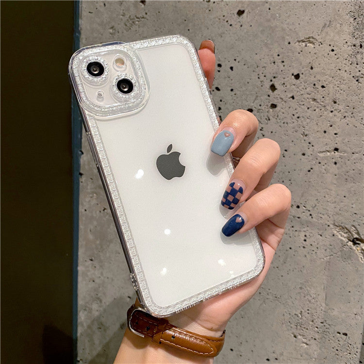For Apple 13 Mobile Phone Case iPhone 12ProMax Diamond Pattern 11 Cat's Eye XR All-Inclusive 7plus Anti-Fall Protective Cover