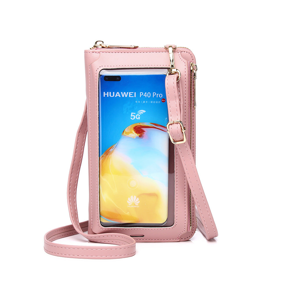 Multifunctional Touch Screen Mobile Phone Bag Women's Messenger Bag New Mobile Phone Bag Fashion Small Bag