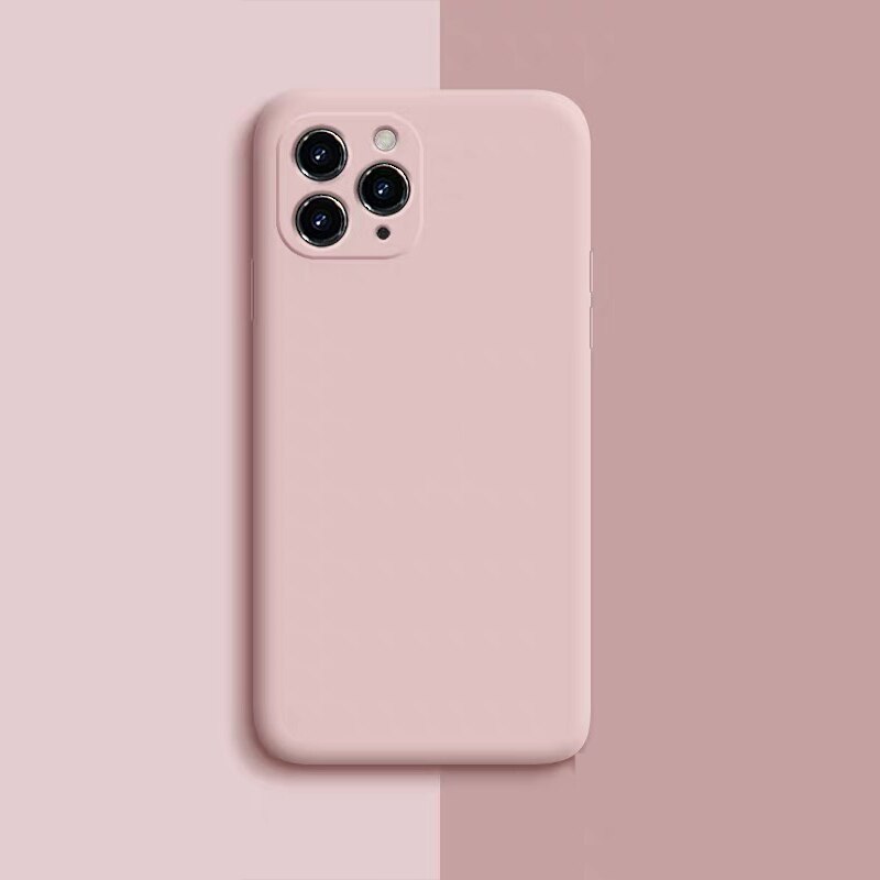 Liquid Silicone Case For iPhone 11 Pro Max Case Full protector Camera Case For iPhone