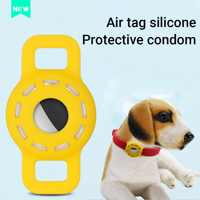 Suitable for Apple Airtag Silicone Protective Case Apple Locator Tracker Pet Anti-loss Protective Case