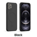 Liquid Silicone Magnetic Case for iPhone 12 Pro Max 11Pro X Xs Xr 7 8 Plus 12 Mini Wireless Charger Magsafing Magnet Back Cover