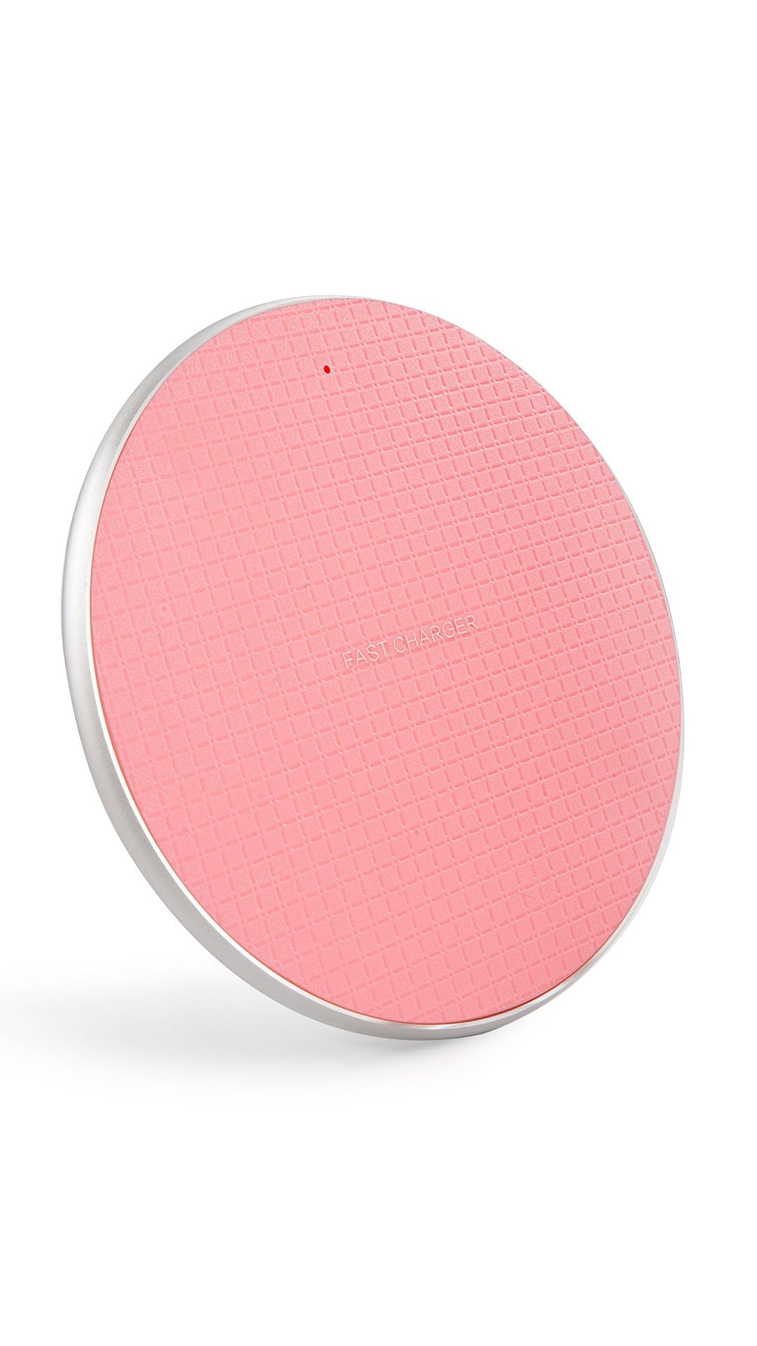Round wireless ultra-thin charger new product 10W aluminum alloy mobile phone wireless charger gift gift Android Apple universal