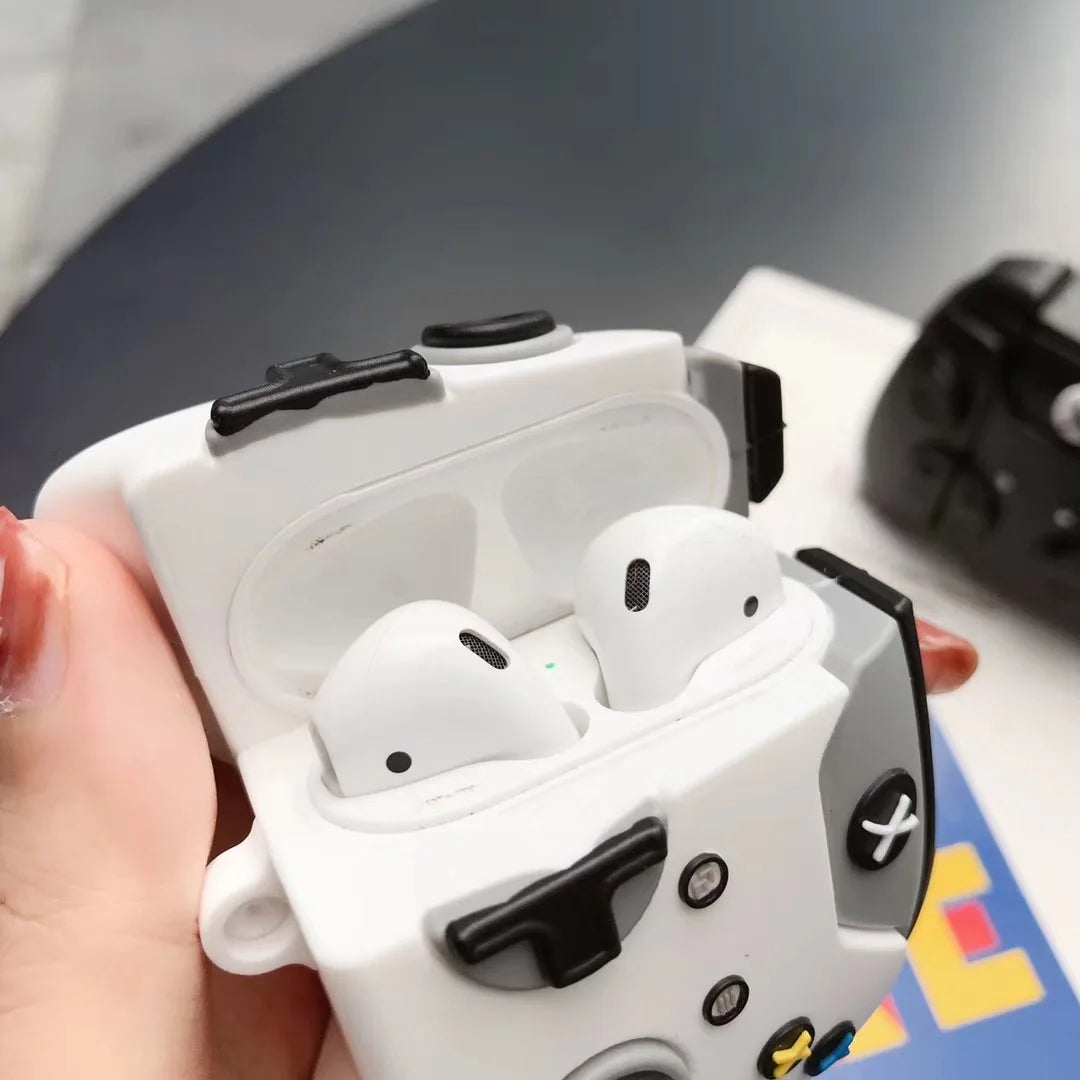 Fashion Classic Retro Game Console Wireless Bluetooth Earphone Case for Airpods pro Cute 3D gameboy Silicon Headphone xbox Cover