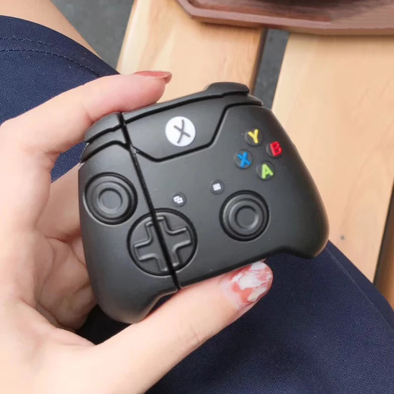 Fashion Classic Retro Game Console Wireless Bluetooth Earphone Case for Airpods pro Cute 3D gameboy Silicon Headphone xbox Cover